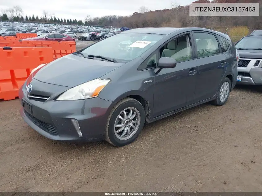 JTDZN3EUXC3157463 2012 Toyota Prius V Three