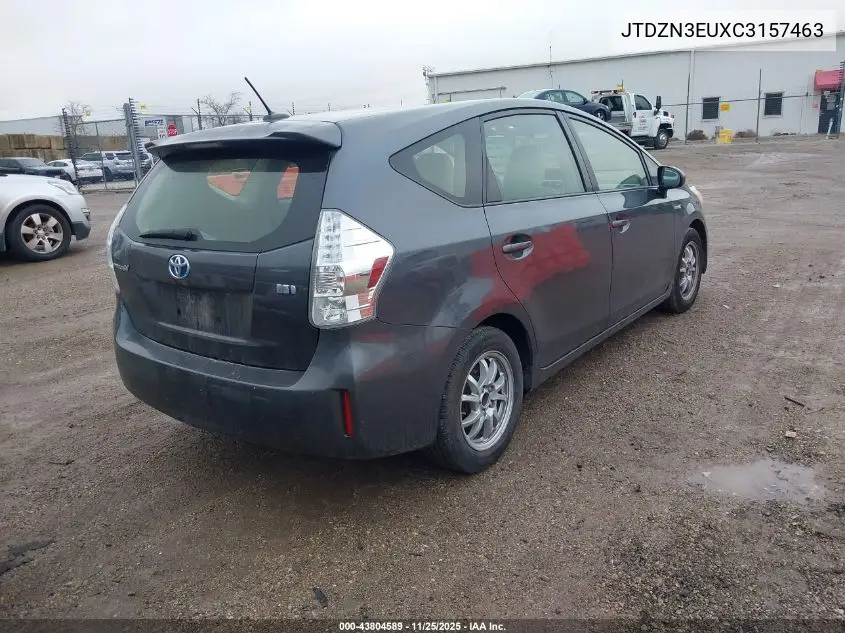 JTDZN3EUXC3157463 2012 Toyota Prius V Three