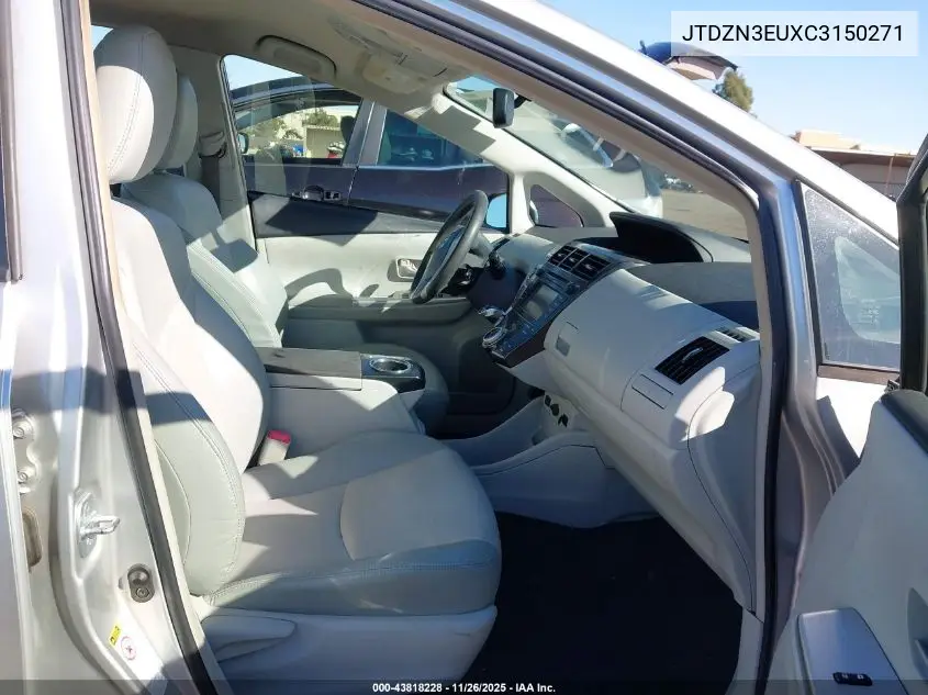 JTDZN3EUXC3150271 2012 Toyota Prius V Five