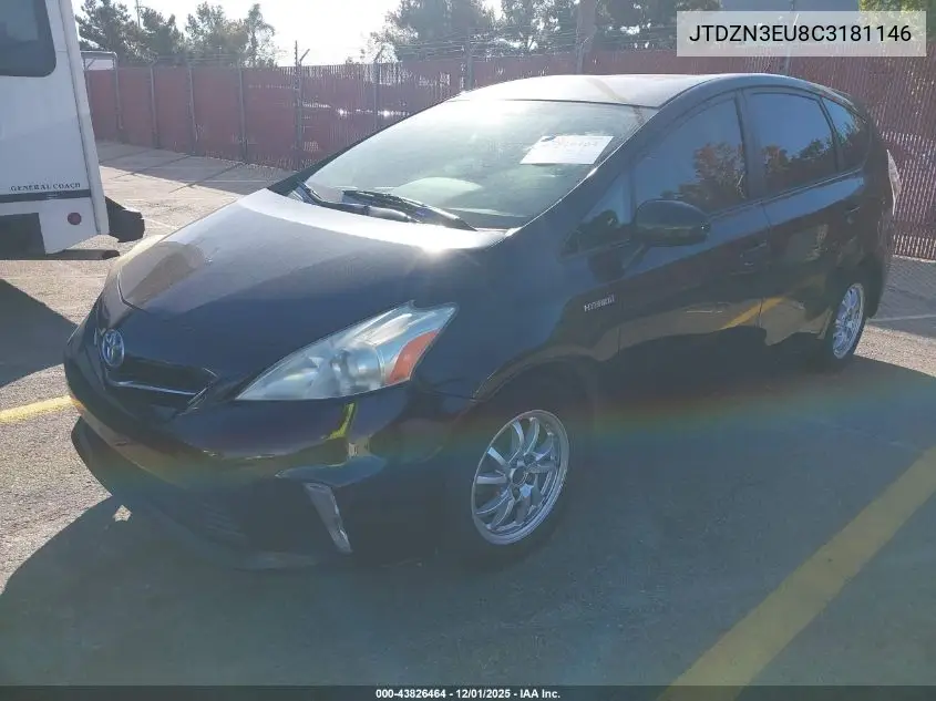 JTDZN3EU8C3181146 2012 Toyota Prius V Three