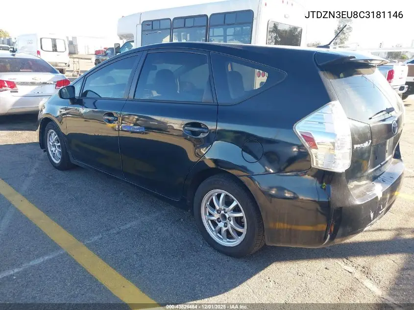 JTDZN3EU8C3181146 2012 Toyota Prius V Three