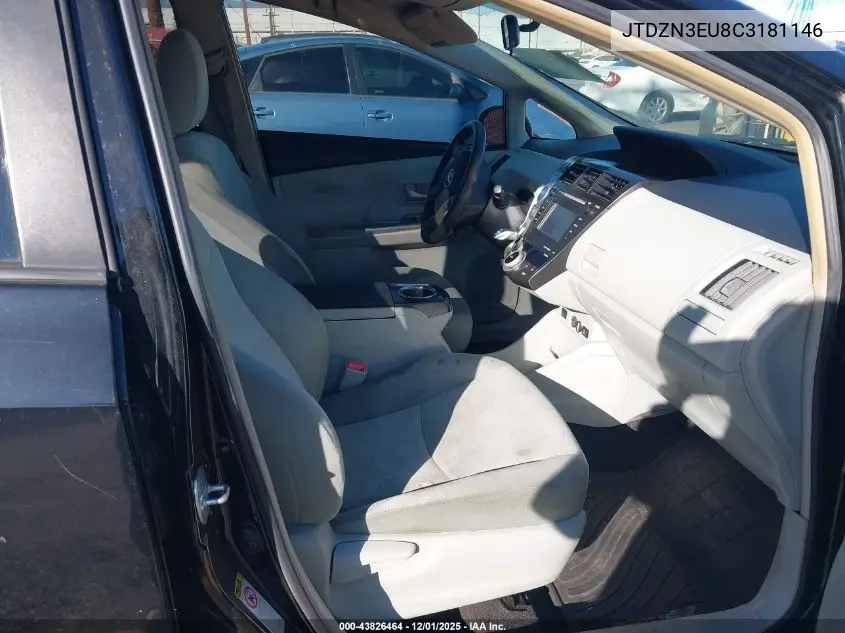 JTDZN3EU8C3181146 2012 Toyota Prius V Three