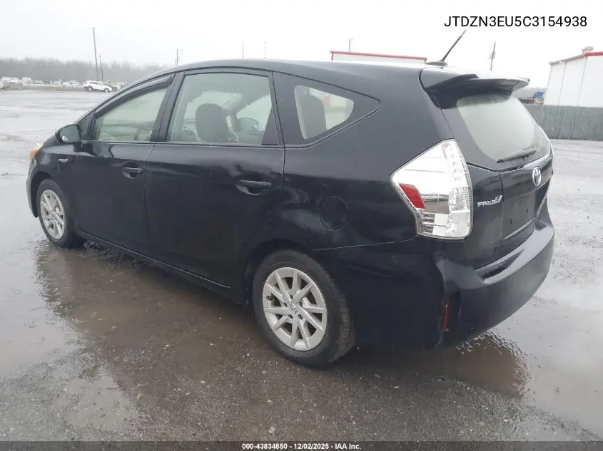 JTDZN3EU5C3154938 2012 Toyota Prius V Three