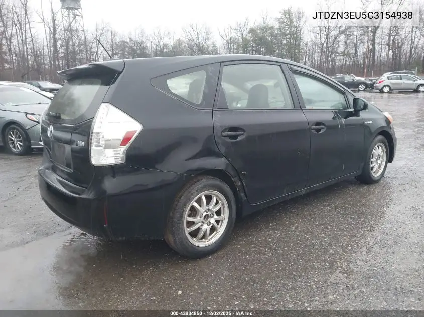 JTDZN3EU5C3154938 2012 Toyota Prius V Three