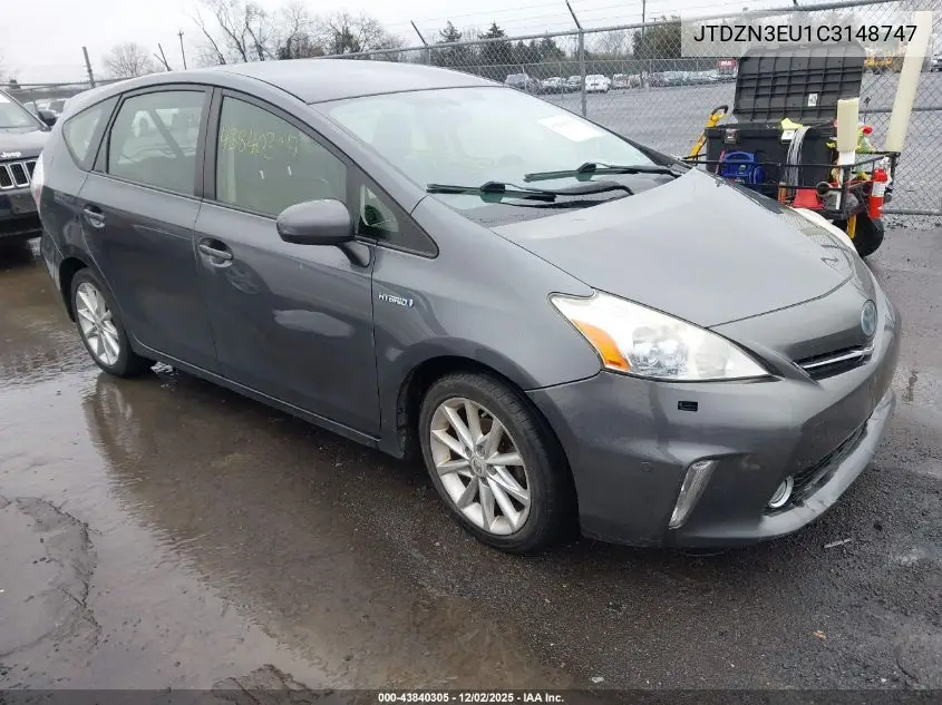JTDZN3EU1C3148747 2012 Toyota Prius V Five