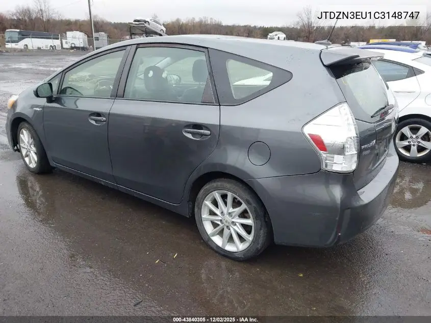 JTDZN3EU1C3148747 2012 Toyota Prius V Five