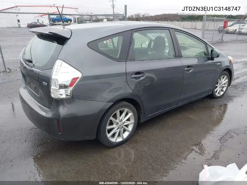 JTDZN3EU1C3148747 2012 Toyota Prius V Five