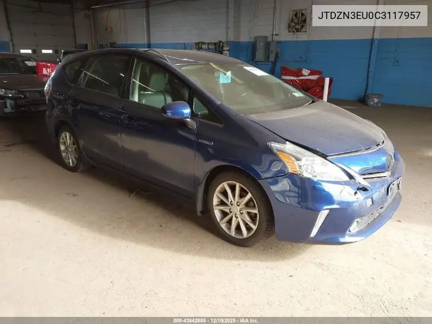 JTDZN3EU0C3117957 2012 Toyota Prius V Five