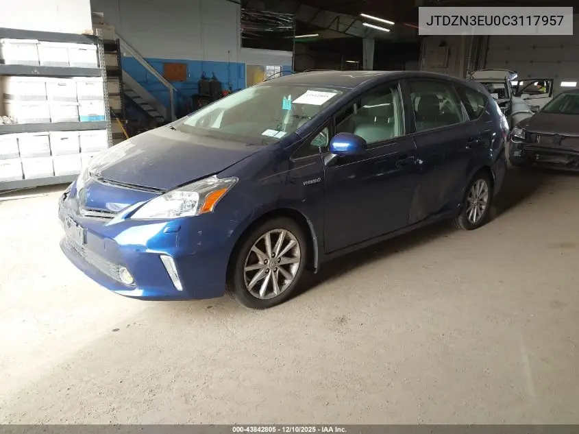 JTDZN3EU0C3117957 2012 Toyota Prius V Five