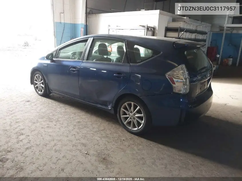 JTDZN3EU0C3117957 2012 Toyota Prius V Five