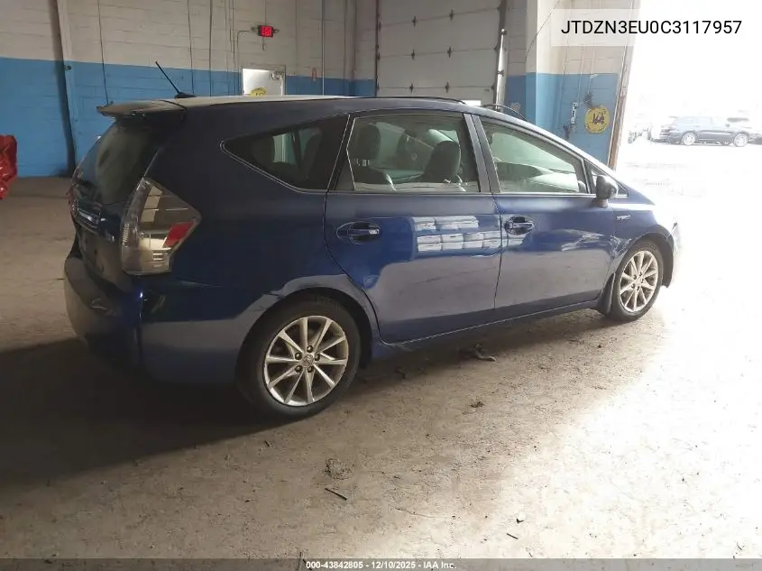 JTDZN3EU0C3117957 2012 Toyota Prius V Five