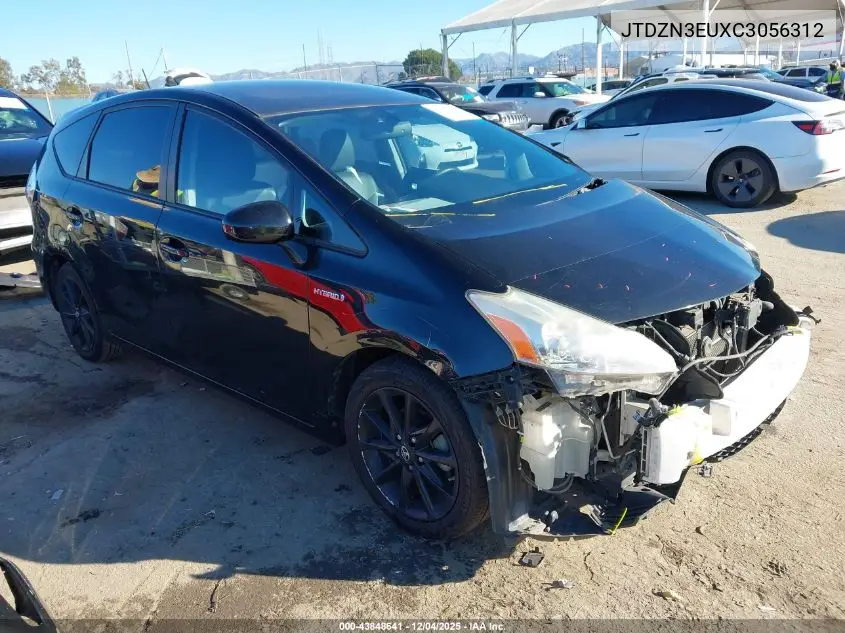 JTDZN3EUXC3056312 2012 Toyota Prius V Five