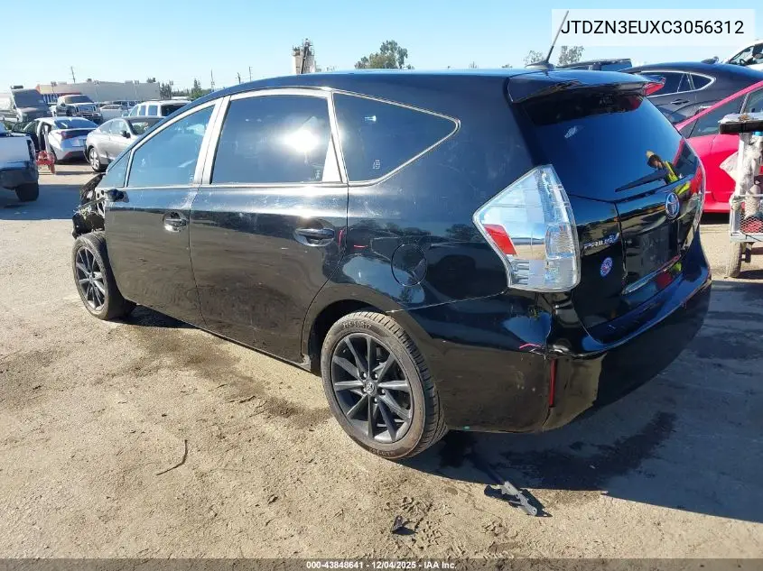 JTDZN3EUXC3056312 2012 Toyota Prius V Five