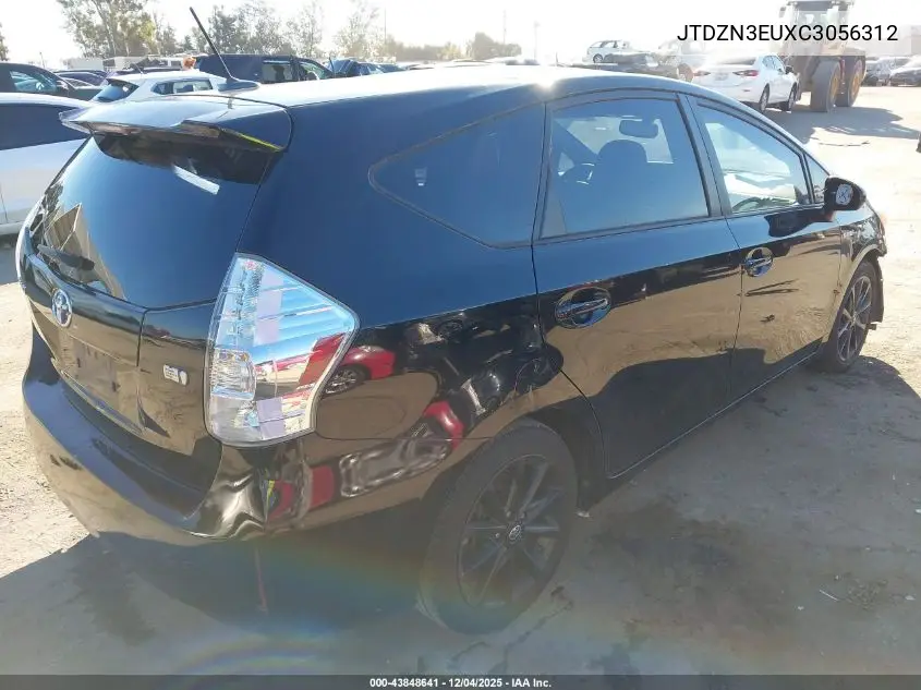 JTDZN3EUXC3056312 2012 Toyota Prius V Five