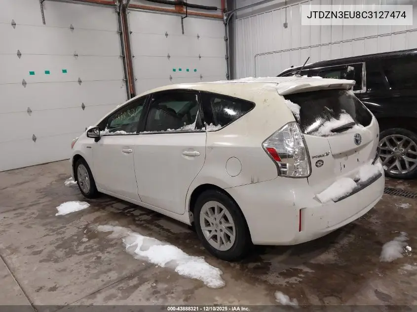 JTDZN3EU8C3127474 2012 Toyota Prius V Three