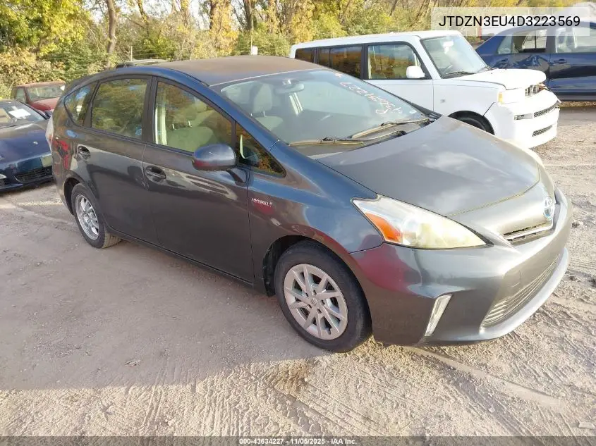 JTDZN3EU4D3223569 2013 Toyota Prius V Three