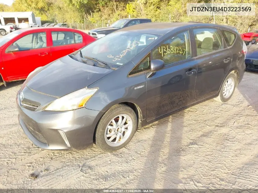 JTDZN3EU4D3223569 2013 Toyota Prius V Three