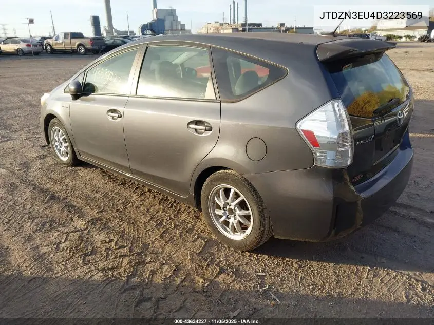 JTDZN3EU4D3223569 2013 Toyota Prius V Three