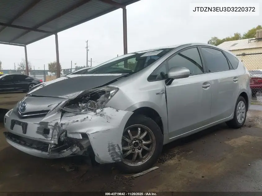 JTDZN3EU3D3220372 2013 Toyota Prius V Three