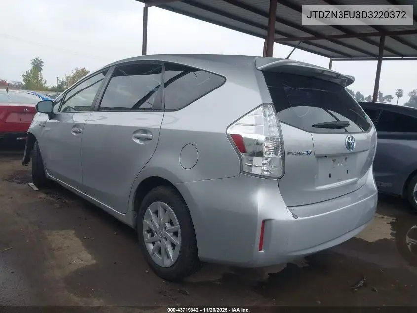 JTDZN3EU3D3220372 2013 Toyota Prius V Three