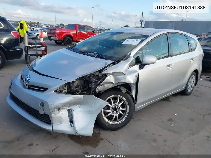 JTDZN3EU1D3191888 2013 Toyota Prius V