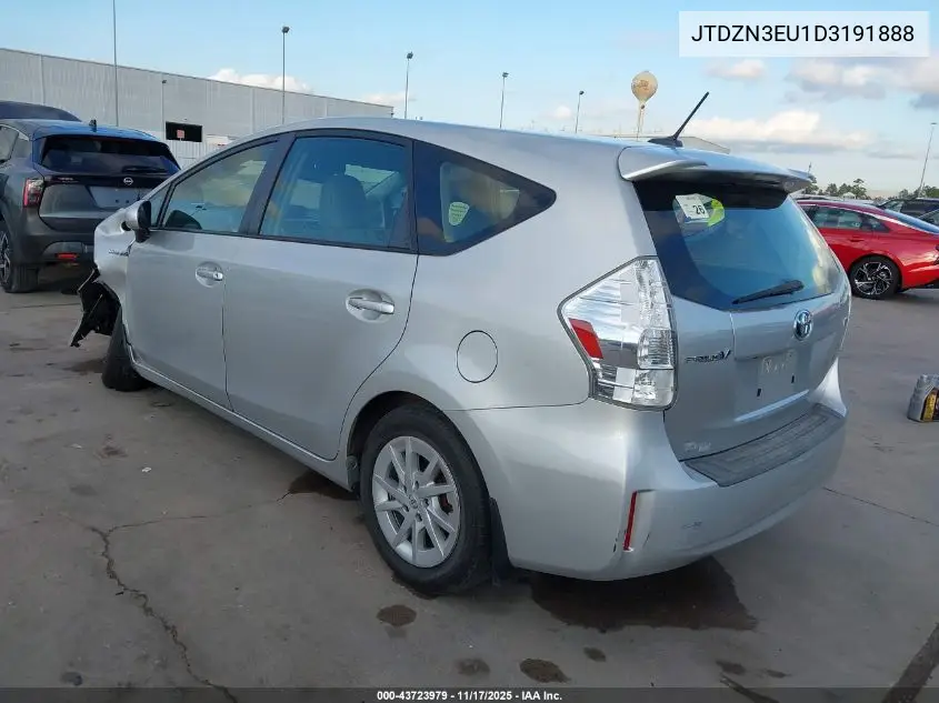 JTDZN3EU1D3191888 2013 Toyota Prius V