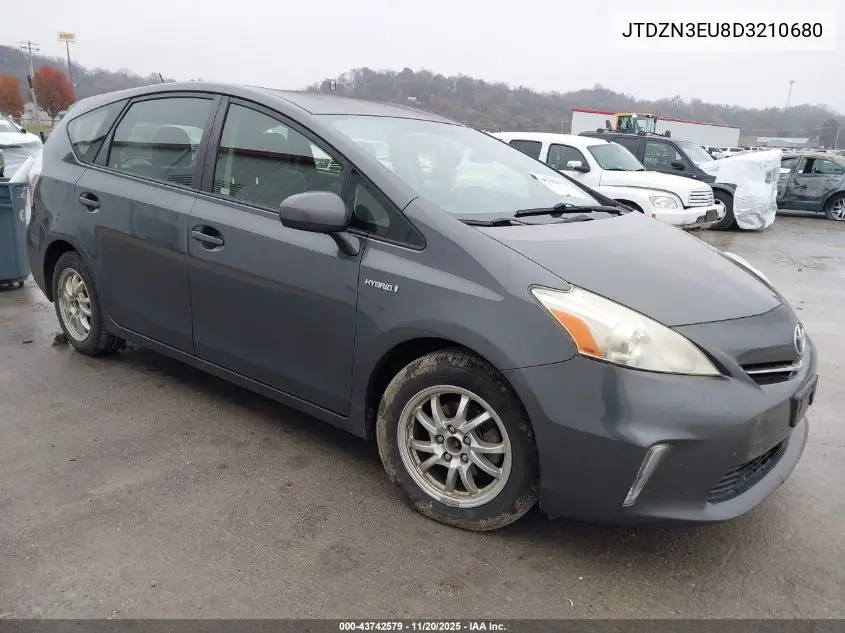 JTDZN3EU8D3210680 2013 Toyota Prius V Three