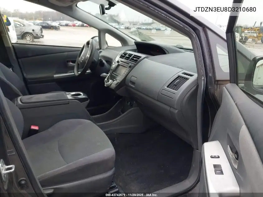 JTDZN3EU8D3210680 2013 Toyota Prius V Three