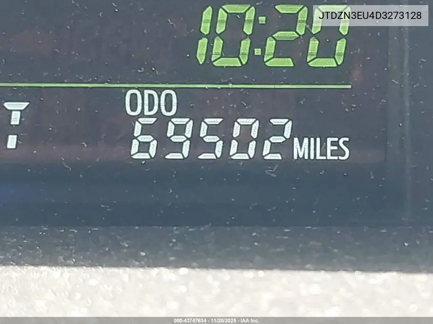 JTDZN3EU4D3273128 2013 Toyota Prius V Five