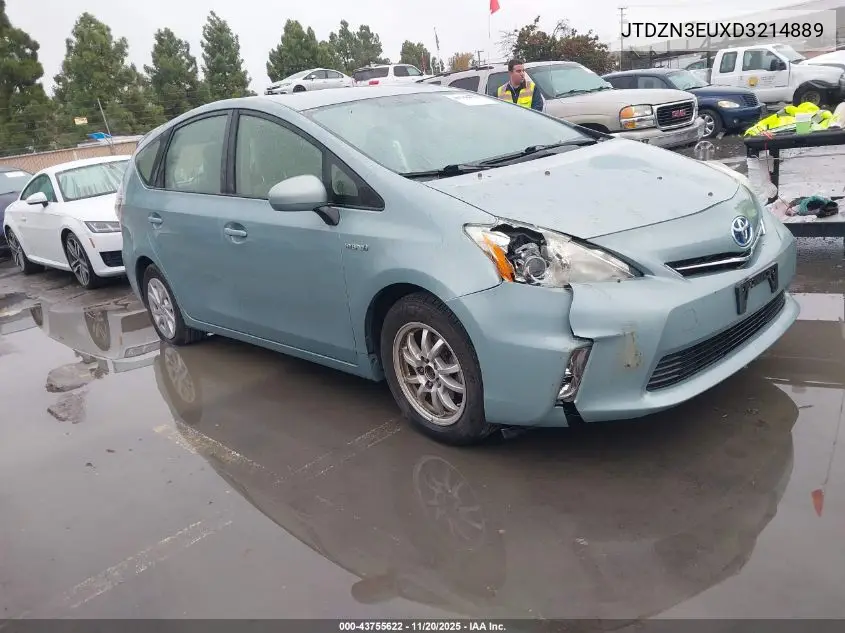 JTDZN3EUXD3214889 2013 Toyota Prius V Three