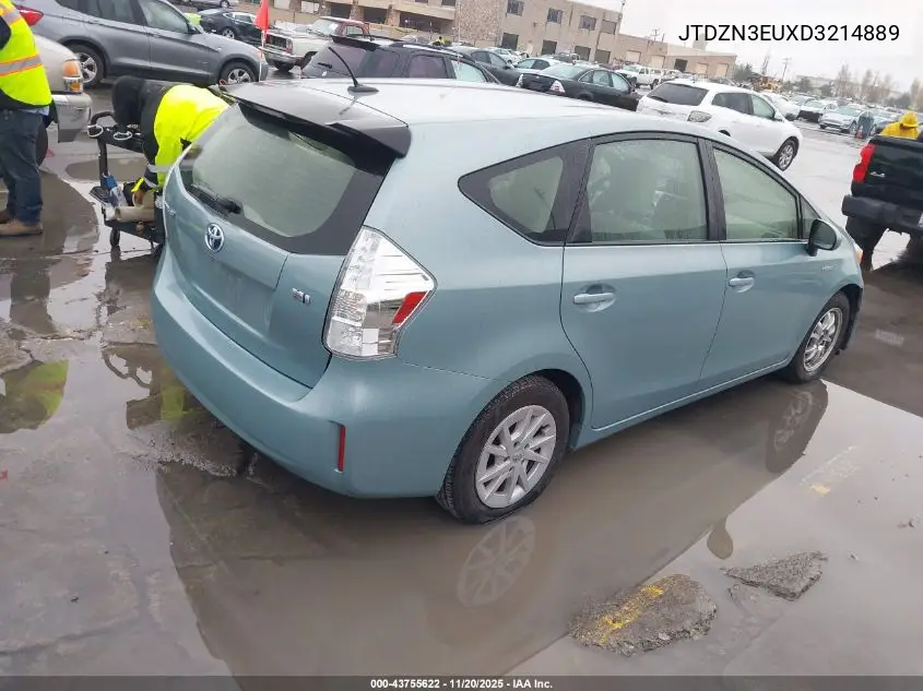 JTDZN3EUXD3214889 2013 Toyota Prius V Three