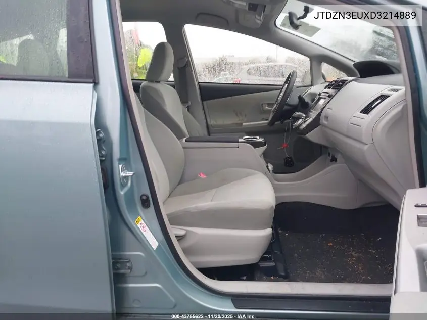 JTDZN3EUXD3214889 2013 Toyota Prius V Three