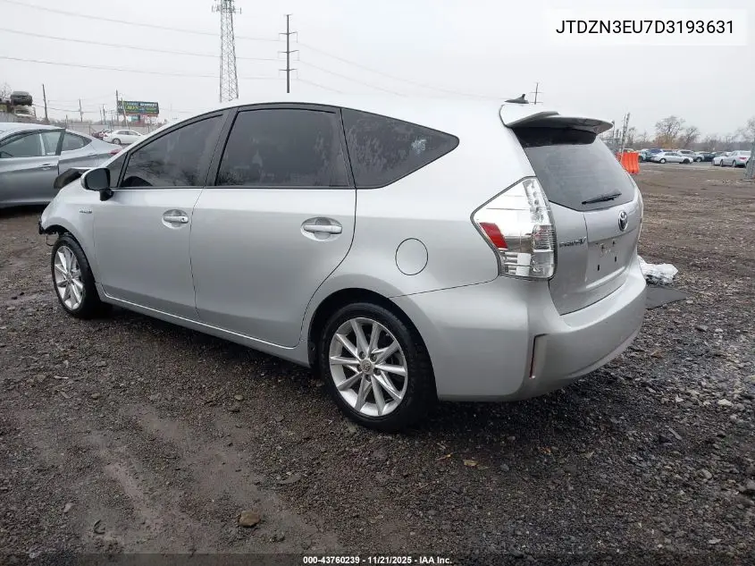 JTDZN3EU7D3193631 2013 Toyota Prius V Five