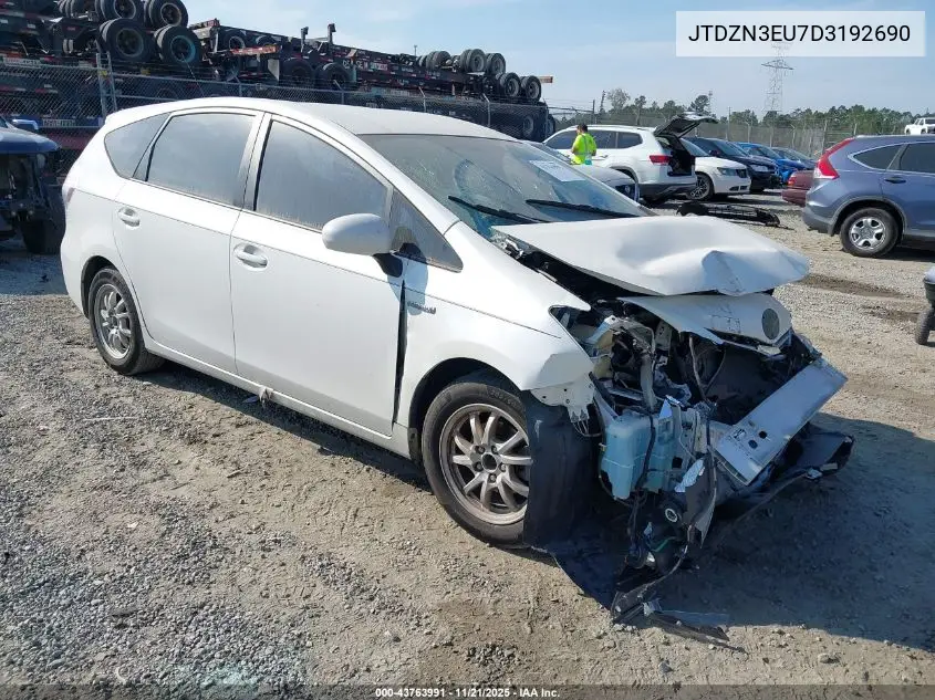 JTDZN3EU7D3192690 2013 Toyota Prius V Three