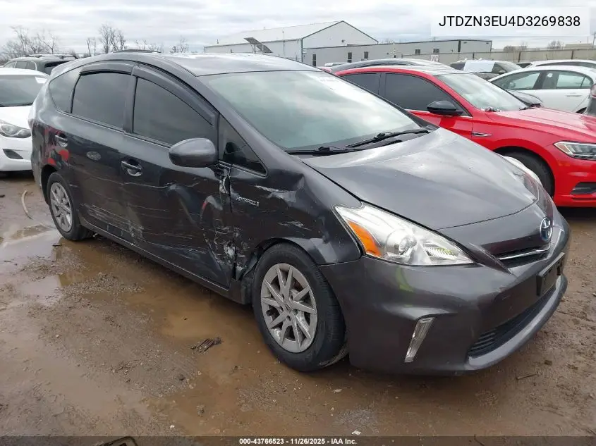 JTDZN3EU4D3269838 2013 Toyota Prius V Three