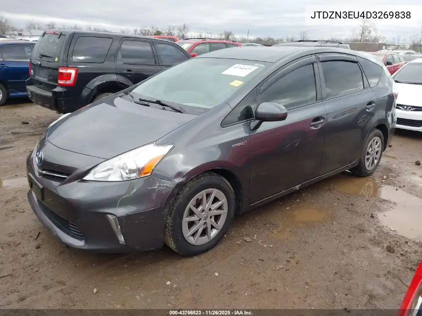 JTDZN3EU4D3269838 2013 Toyota Prius V Three