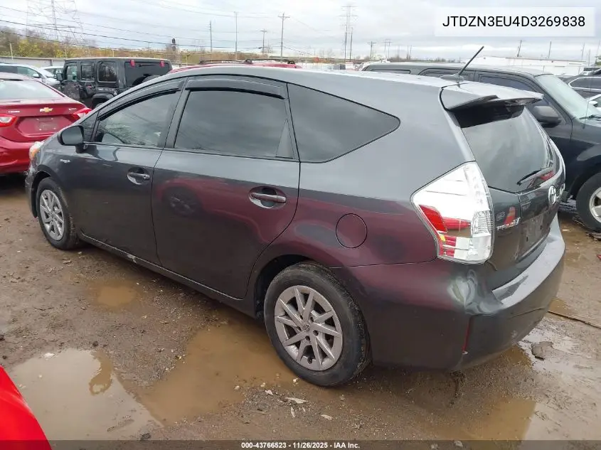 JTDZN3EU4D3269838 2013 Toyota Prius V Three