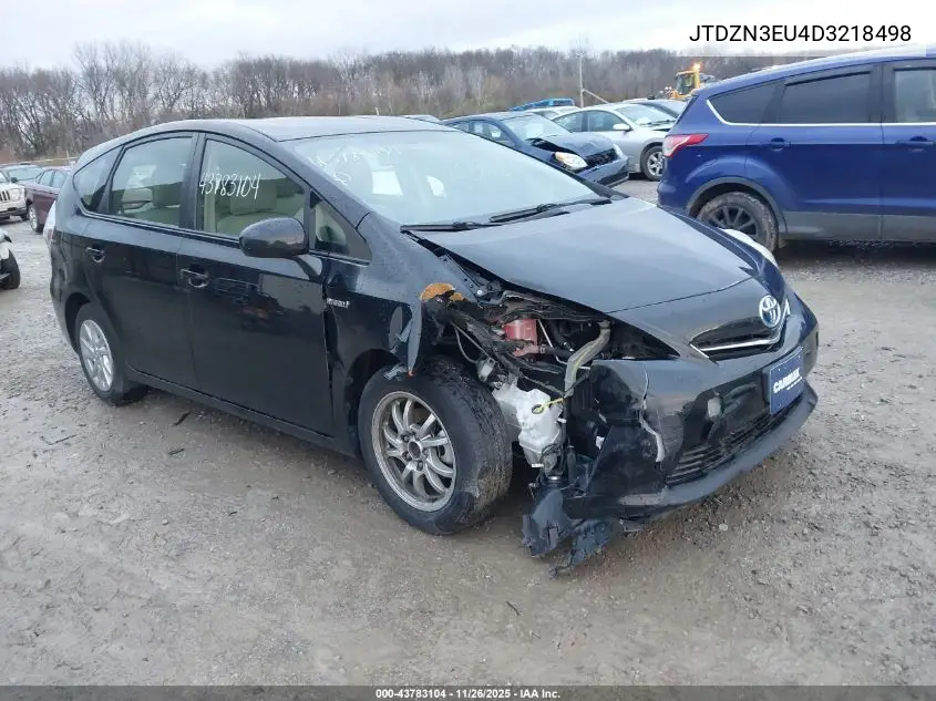 JTDZN3EU4D3218498 2013 Toyota Prius V Three