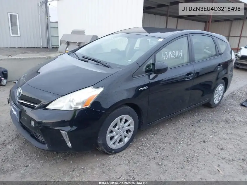 JTDZN3EU4D3218498 2013 Toyota Prius V Three