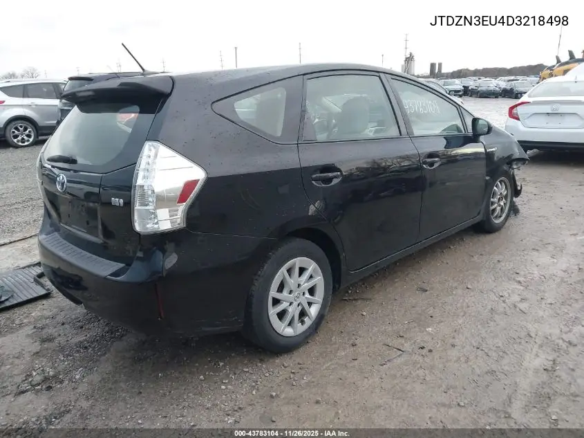 JTDZN3EU4D3218498 2013 Toyota Prius V Three