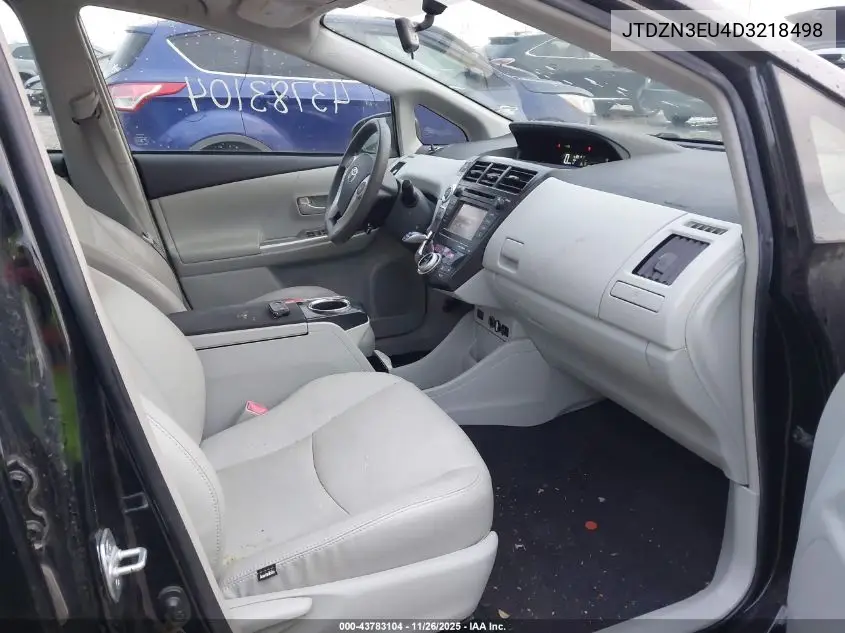 JTDZN3EU4D3218498 2013 Toyota Prius V Three