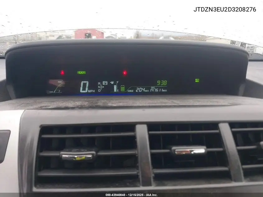 JTDZN3EU2D3208276 2013 Toyota Prius V Five