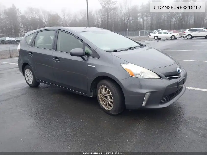 JTDZN3EU9E3315407 2014 Toyota Prius V Three