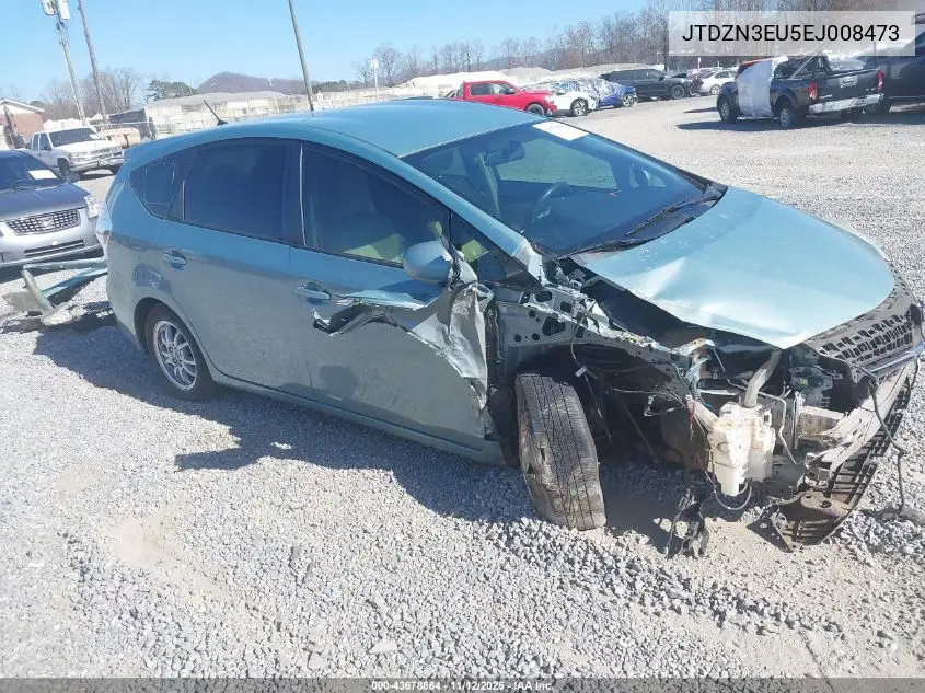 JTDZN3EU5EJ008473 2014 Toyota Prius V Two