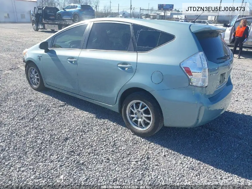 JTDZN3EU5EJ008473 2014 Toyota Prius V Two