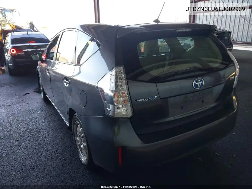 JTDZN3EU6EJ002939 2014 Toyota Prius V