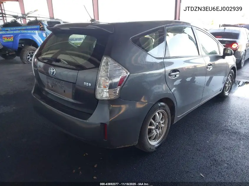 JTDZN3EU6EJ002939 2014 Toyota Prius V
