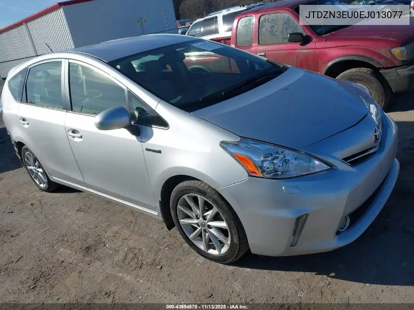 JTDZN3EU0EJ013077 2014 Toyota Prius V Five