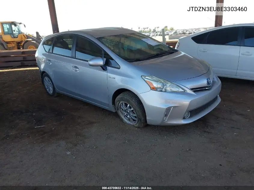 JTDZN3EU8E3303460 2014 Toyota Prius V Three