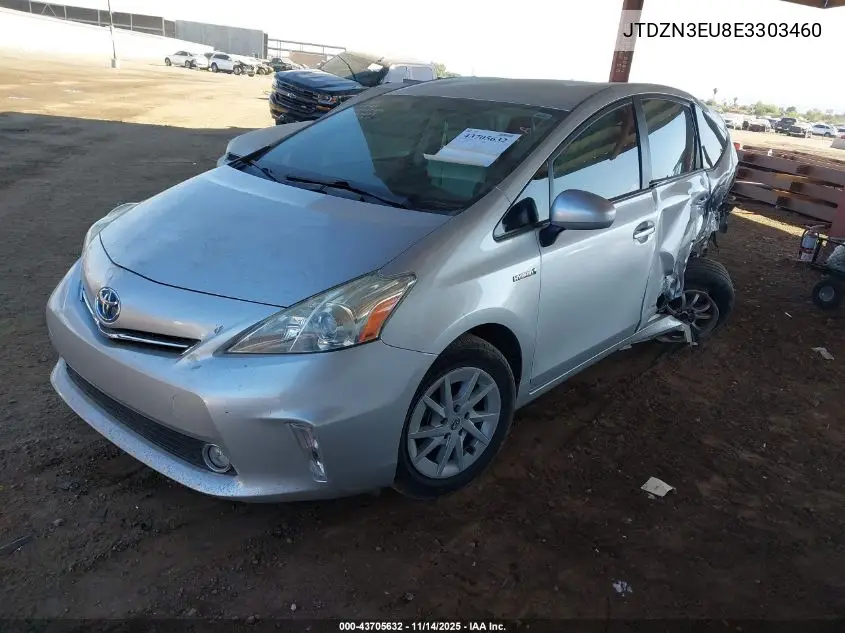 JTDZN3EU8E3303460 2014 Toyota Prius V Three
